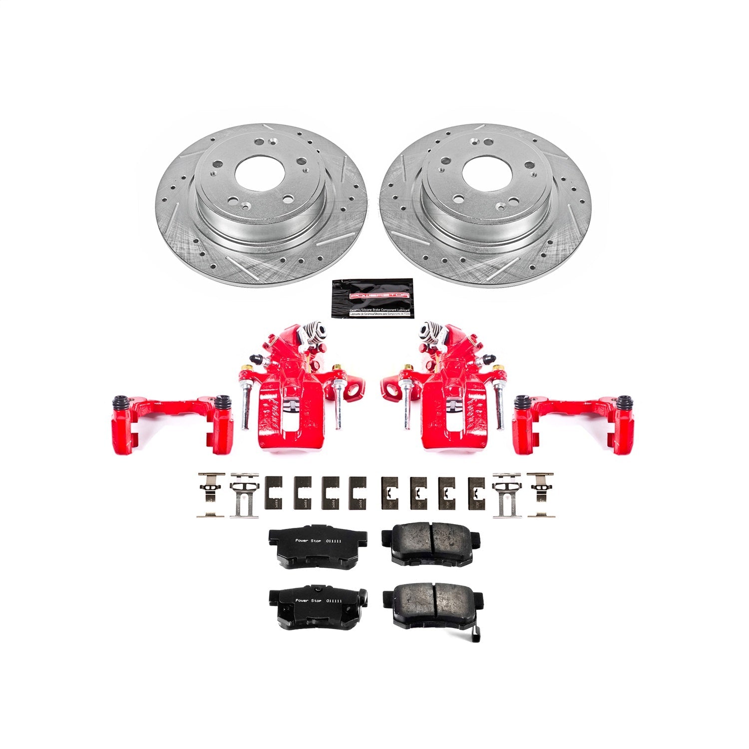 PowerStop Rear Z23 Evolution Sport Brake Kit w/Calipers | Acura ILX (2016–2018) (KC3128A)