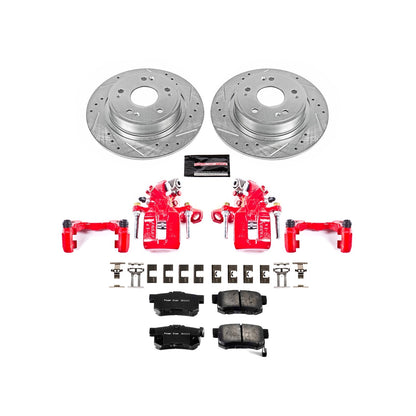 PowerStop Rear Z23 Evolution Sport Brake Kit w/Calipers | Acura ILX (2016–2018) (KC3128A)