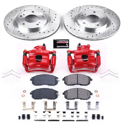 PowerStop Front Z23 Evolution Sport Brake Kit w/ Calipers | Nissan Maxima (1999) (KC3137A)
