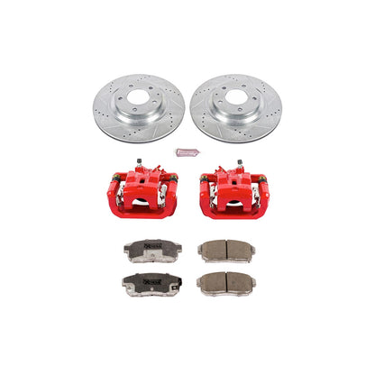 PowerStop Rear Z26 Street Warrior Brake Kit w/ Calipers | Mazda RX-8 (2004–2011) (KC3146-26)