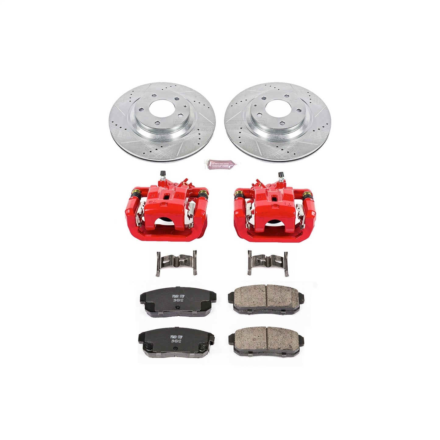 PowerStop Rear Z23 Evolution Sport Brake Kit w/ Calipers | Mazda RX-8 (2004–2011) (KC3146)