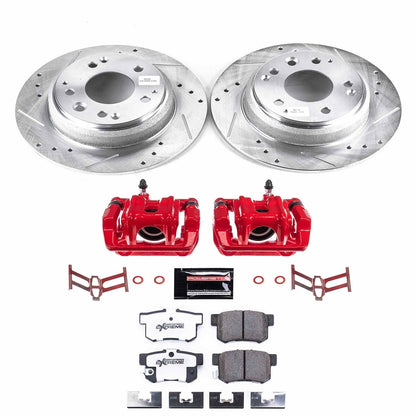 PowerStop Rear Z26 Street Warrior Brake Kit w/ Calipers | Acura Legend (1991–1995) (KC3153-26)