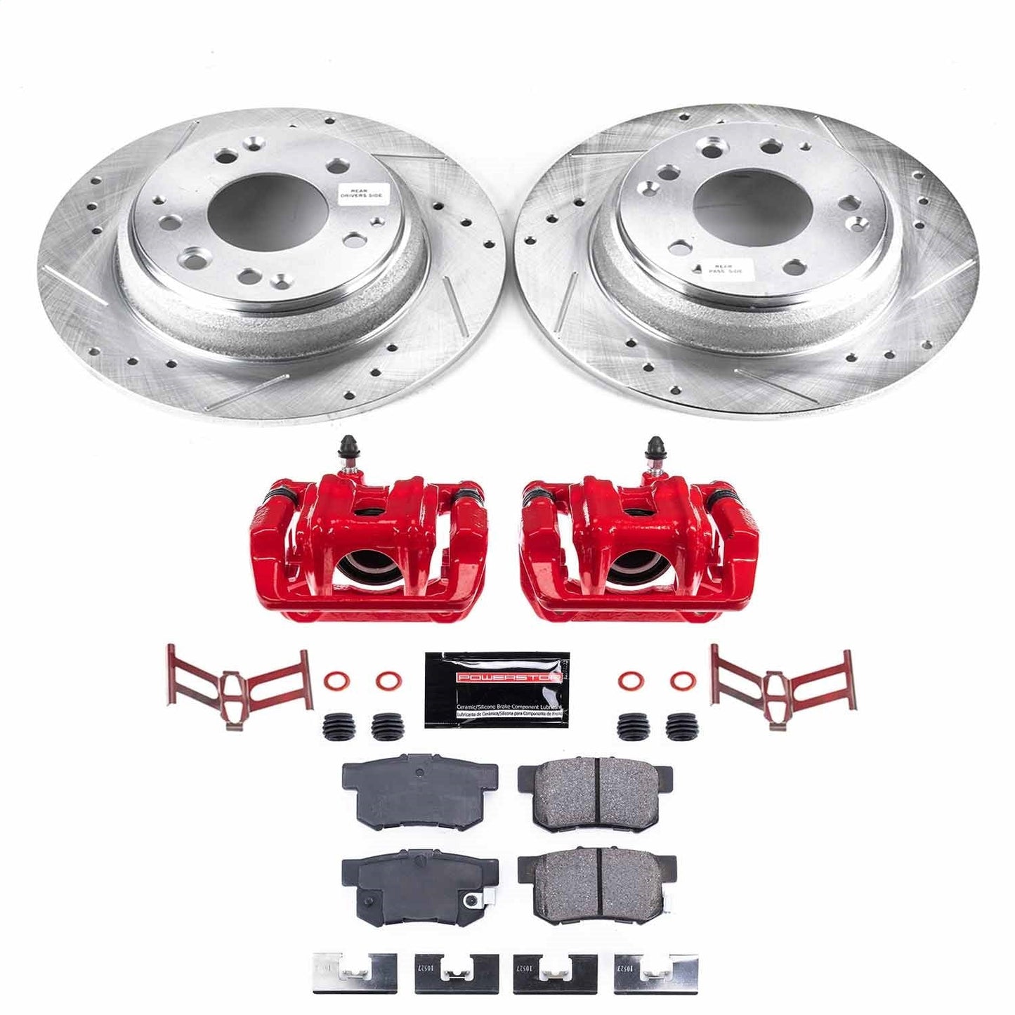 PowerStop Rear Z23 Evolution Sport Brake Kit w/ Calipers | Acura Legend (1991–1995) (KC3153)