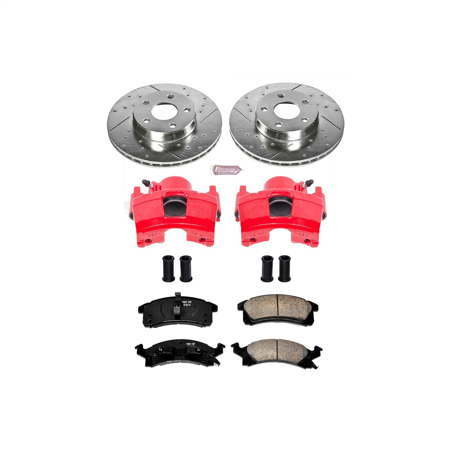 PowerStop Front Z23 Evolution Sport Brake Kit w/ Calipers | Buick Skylark 1990–1998 (KC3156)
