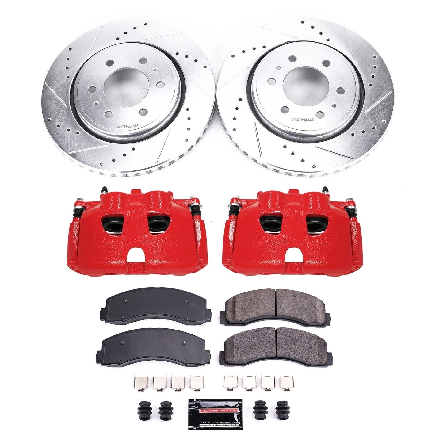 PowerStop Front Z23 Evolution Sport Brake Kit w/ Calipers | Ford Expedition (2010–2017) (KC3167)