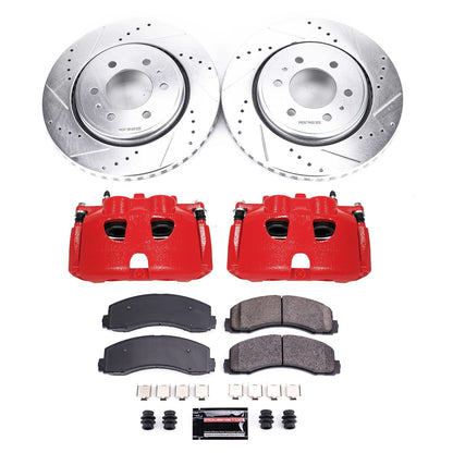 PowerStop Front Z23 Evolution Sport Brake Kit w/ Calipers | Ford Expedition (2010–2017) (KC3167)