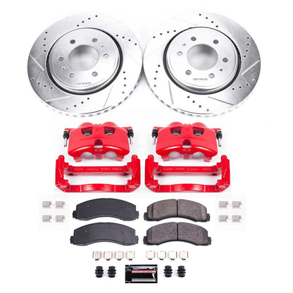 PowerStop Front Z23 Evolution Sport Brake Kit w/ Calipers | Ford F-150 2012–2019 (KC3167A)
