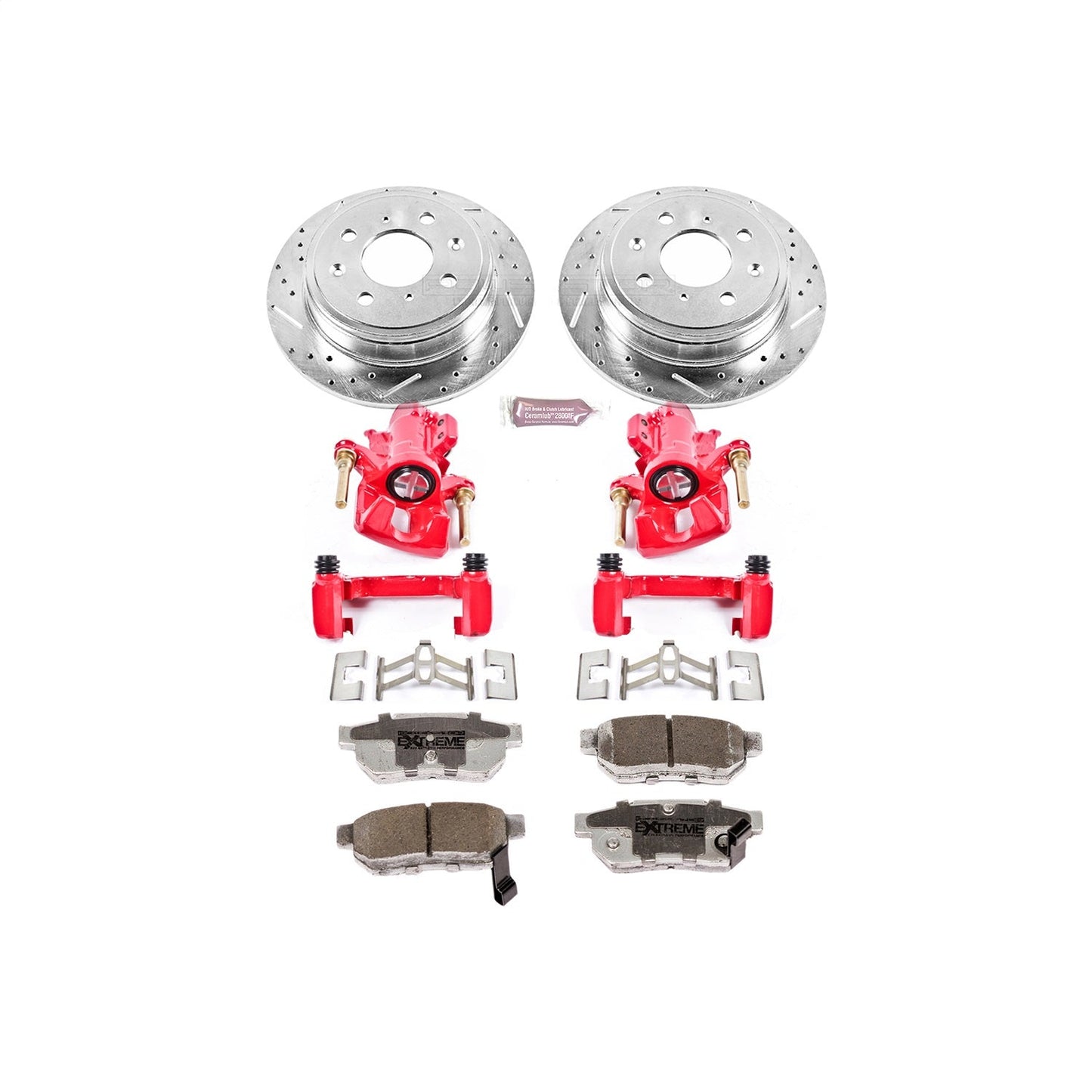 PowerStop Rear Z26 Street Warrior Brake Kit w/ Calipers | Acura Integra 1994–2001 (KC408-26)