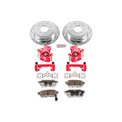PowerStop Rear Z26 Street Warrior Brake Kit w/ Calipers | Acura Integra 1994–2001 (KC408-26)