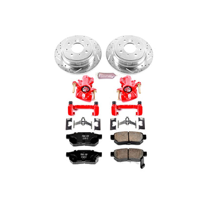 PowerStop Rear Z23 Evolution Sport Brake Kit w/ Calipers | Acura Integra (1994–2001) (KC408)