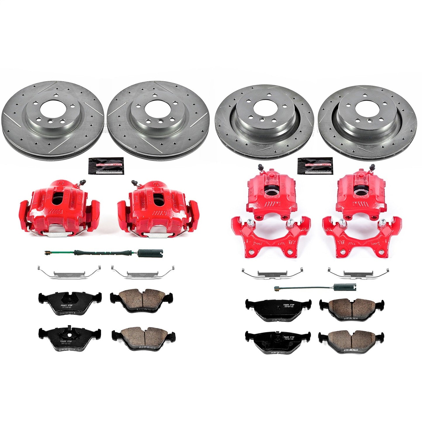 PowerStop Front & Rear Z23 Evolution Sport Brake Kit w/ Calipers | BMW M3 (1995–1999) (KC4229)