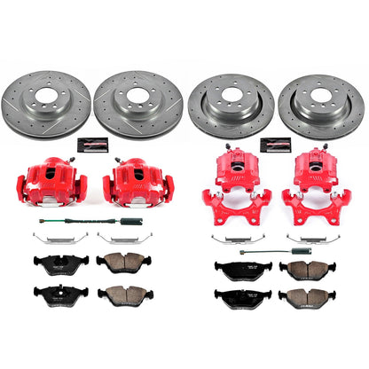 PowerStop Front & Rear Z23 Evolution Sport Brake Kit w/ Calipers | BMW M3 (1995–1999) (KC4229)