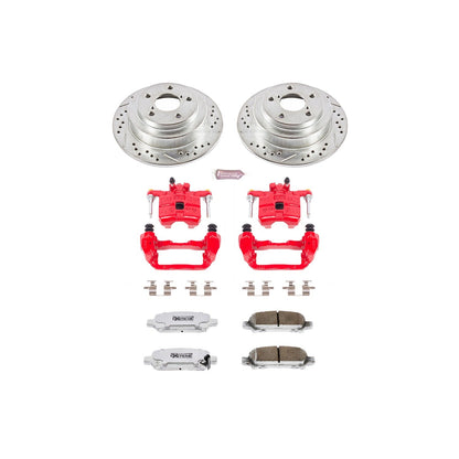 PowerStop Rear Z26 Street Warrior Brake Kit w/ Calipers | Subaru Forester (1998–2003) (KC449-26)