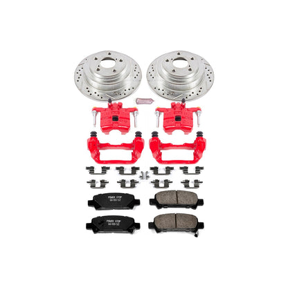 PowerStop Rear Z23 Evolution Sport Brake Kit w/Calipers | Subaru Forester (1998–2003) (KC449)