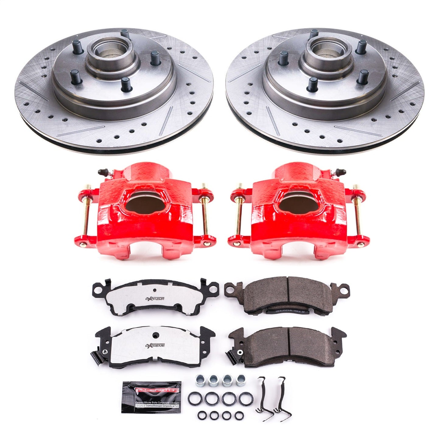 PowerStop Front Z26 Street Kit w/ Calipers | Pontiac Catalina (1978–1981) (KC4535-26)