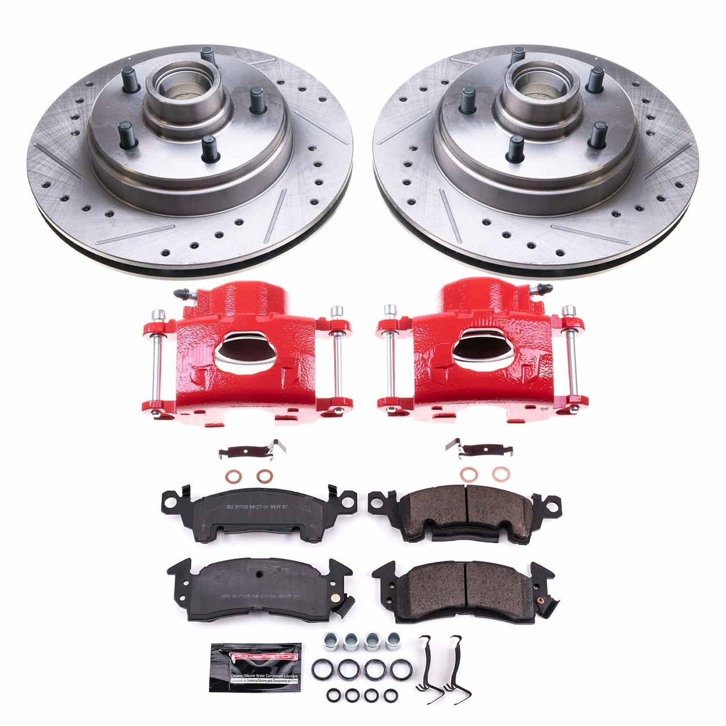 PowerStop Front Z23 Evolution Kit w/ Calipers | Cadillac Fleetwood (1977) (KC4535A)