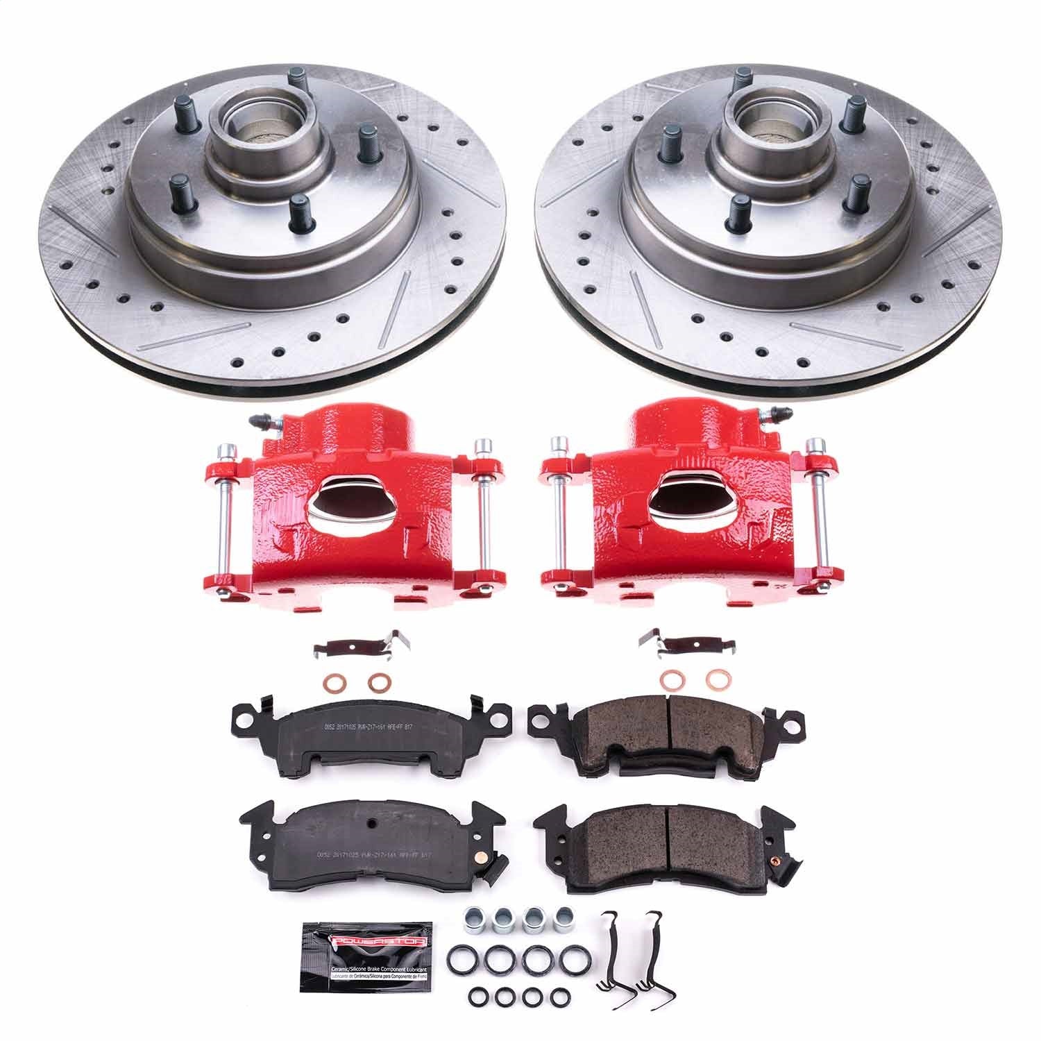 PowerStop Front Z23 Evolution Kit w/ Calipers | Cadillac Fleetwood (1977) (KC4535A)