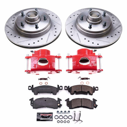 PowerStop Front Z23 Evolution Kit w/ Calipers | Cadillac Fleetwood (1977) (KC4535A)