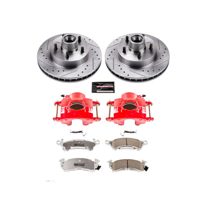 PowerStop Front Z26 Street Kit w/ Calipers | Cadillac Fleetwood 1993–1996 (KC4539-26)