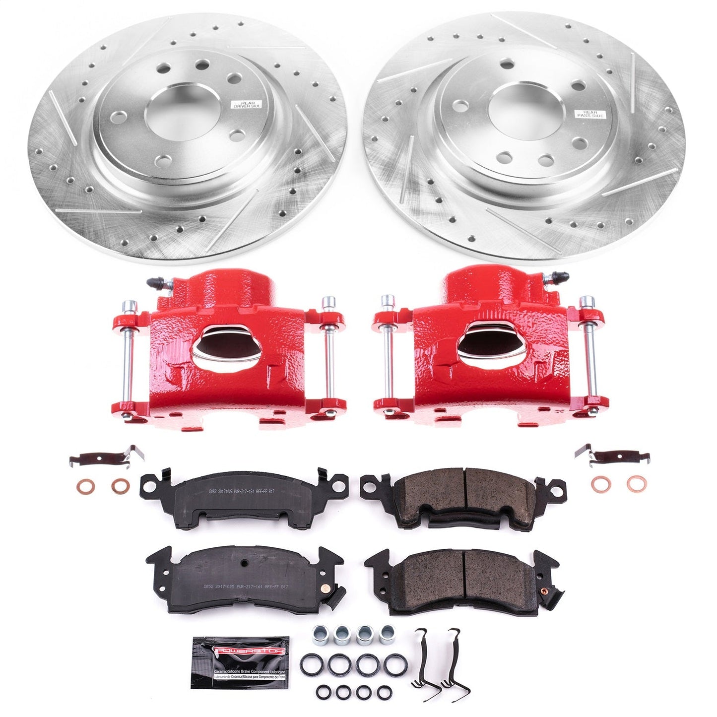 PowerStop Front Z23 Evolution Kit w/ Calipers | Cadillac Fleetwood (1977) (KC4539B)