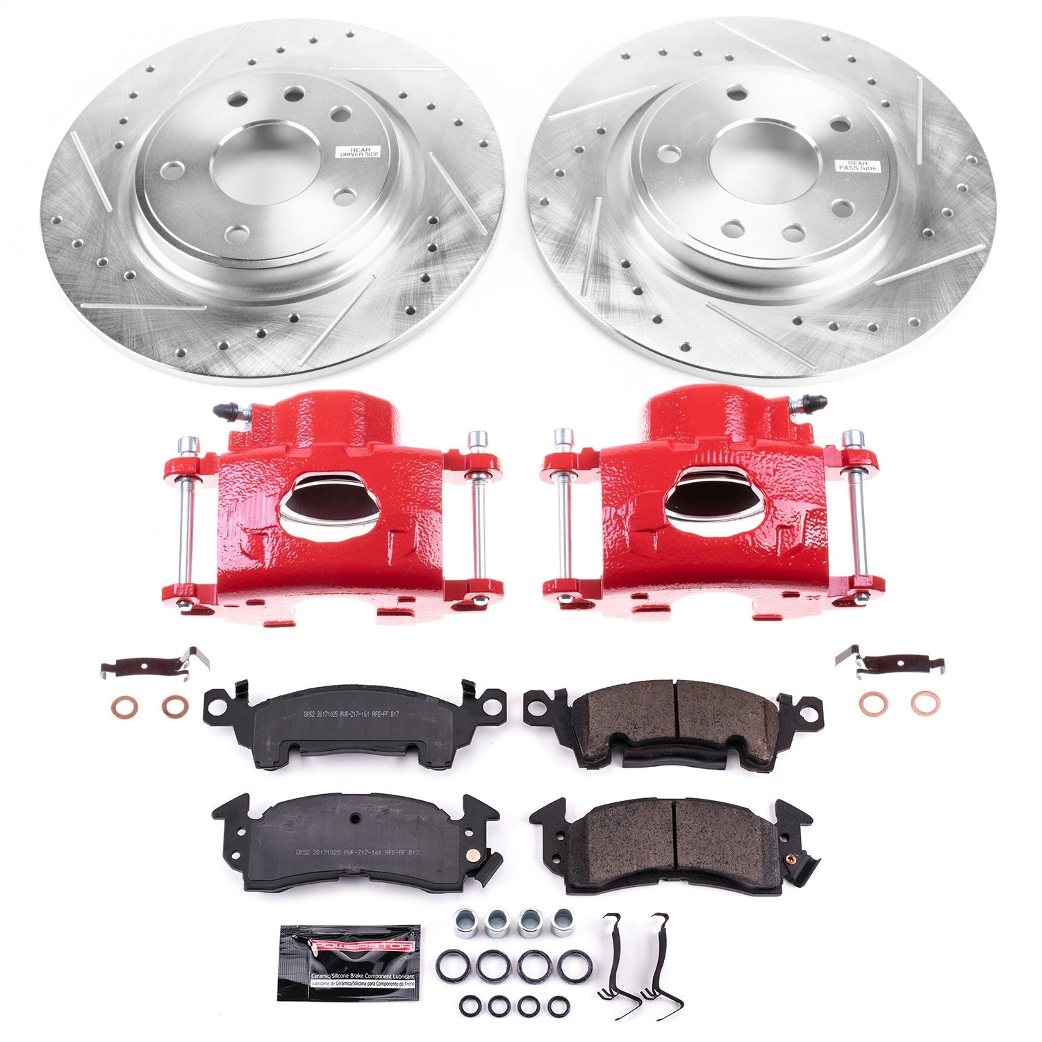 PowerStop Front Z23 Evolution Kit w/ Calipers | Cadillac Fleetwood (1977) (KC4539B)
