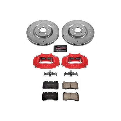 PowerStop Front Z23 Evolution Sport Brake Kit w/ Calipers | Ford Mustang (2007–2014) (KC4547)