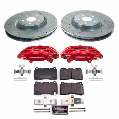 PowerStop Front Z23 Evolution Kit w/Calipers | Subaru Impreza (2004) (KC4549)