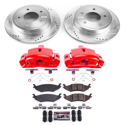 PowerStop Rear Z23 Evolution Sport Brake Kit w/ Calipers | Ford E-150 (2004–2006) (KC4579)