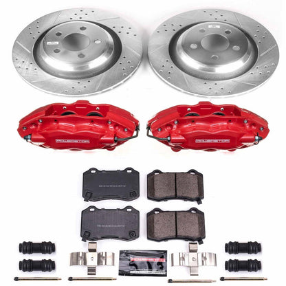 PowerStop Rear Z23 Evolution Sport Brake Kit w/ Calipers | Chrysler 300 (2005–2010) (KC4583)