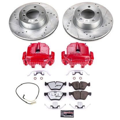 PowerStop Front Z26 Street Warrior Brake Kit w/ Calipers | BMW 325xi (2006) (KC4589-26)