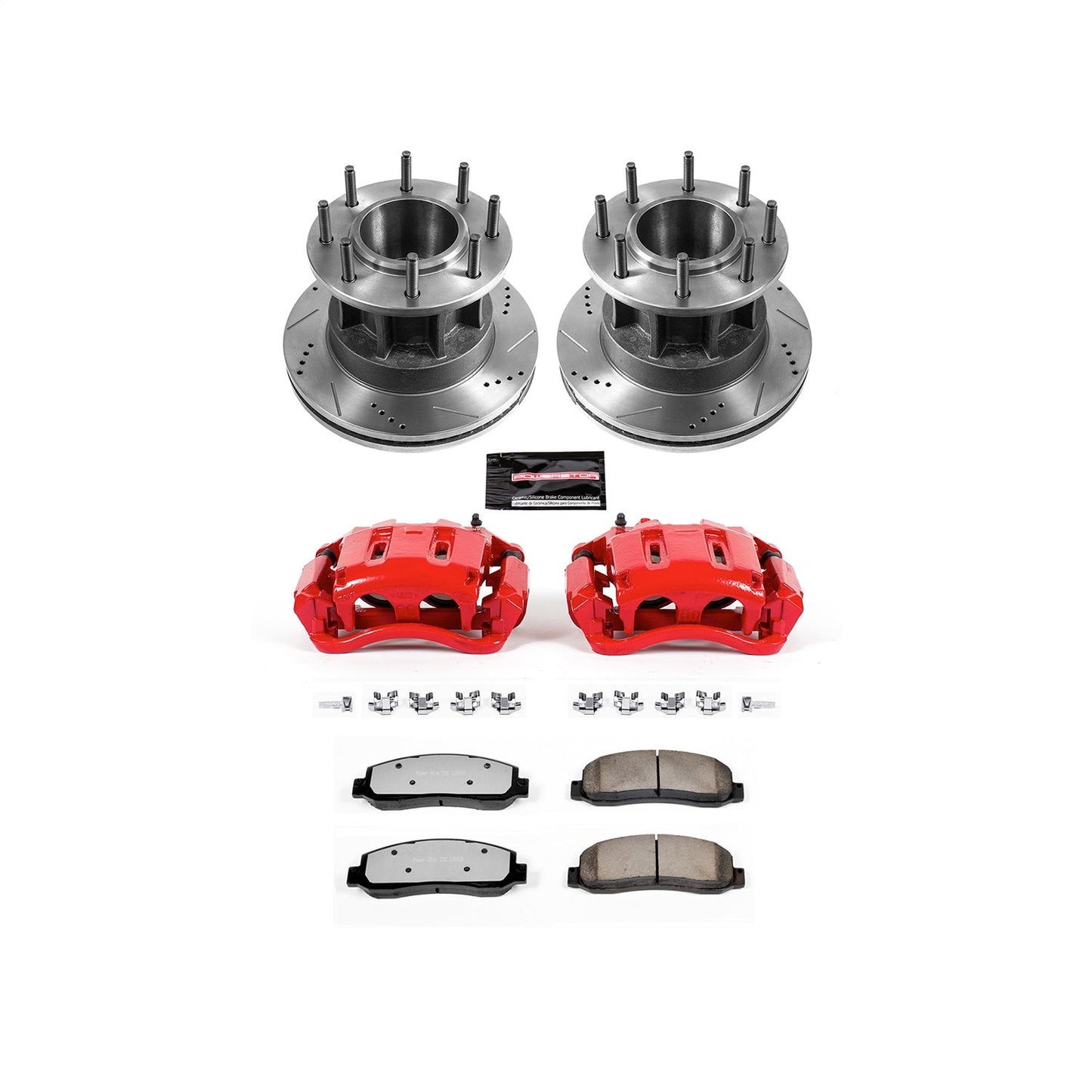 PowerStop Front Z36 Truck & Tow Kit w/ Calipers | Ford F-350 Super Duty (2005–2007) (KC4597-36)