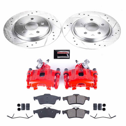 PowerStop Rear Z23 Evolution Sport Brake Kit w/ Calipers | Volvo C30 (2008–2013) (KC4613)