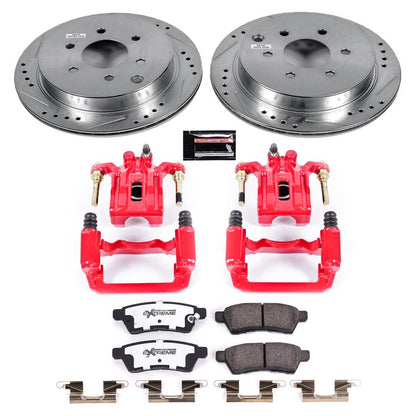 PowerStop Rear Z36 Truck & Tow Brake Kit w/ Calipers | Nissan Frontier Rear 2005–2018 (KC4621-36)