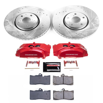 PowerStop Front Z23 Evolution Sport Brake Kit w/ Calipers | Lexus GS350 (2007–2011) (KC4633)