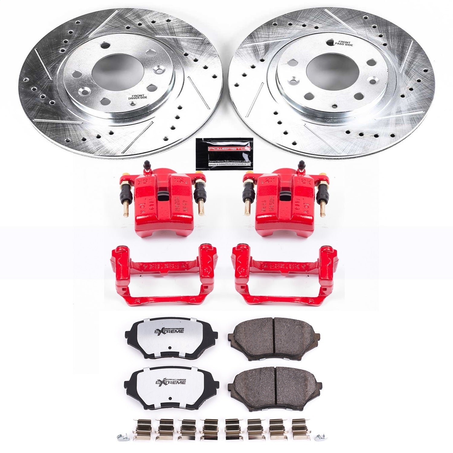 PowerStop Front Z26 Street Warrior Brake Kit w/ Calipers | Mazda MX-5 Miata (2006–2015) (KC4659-26)
