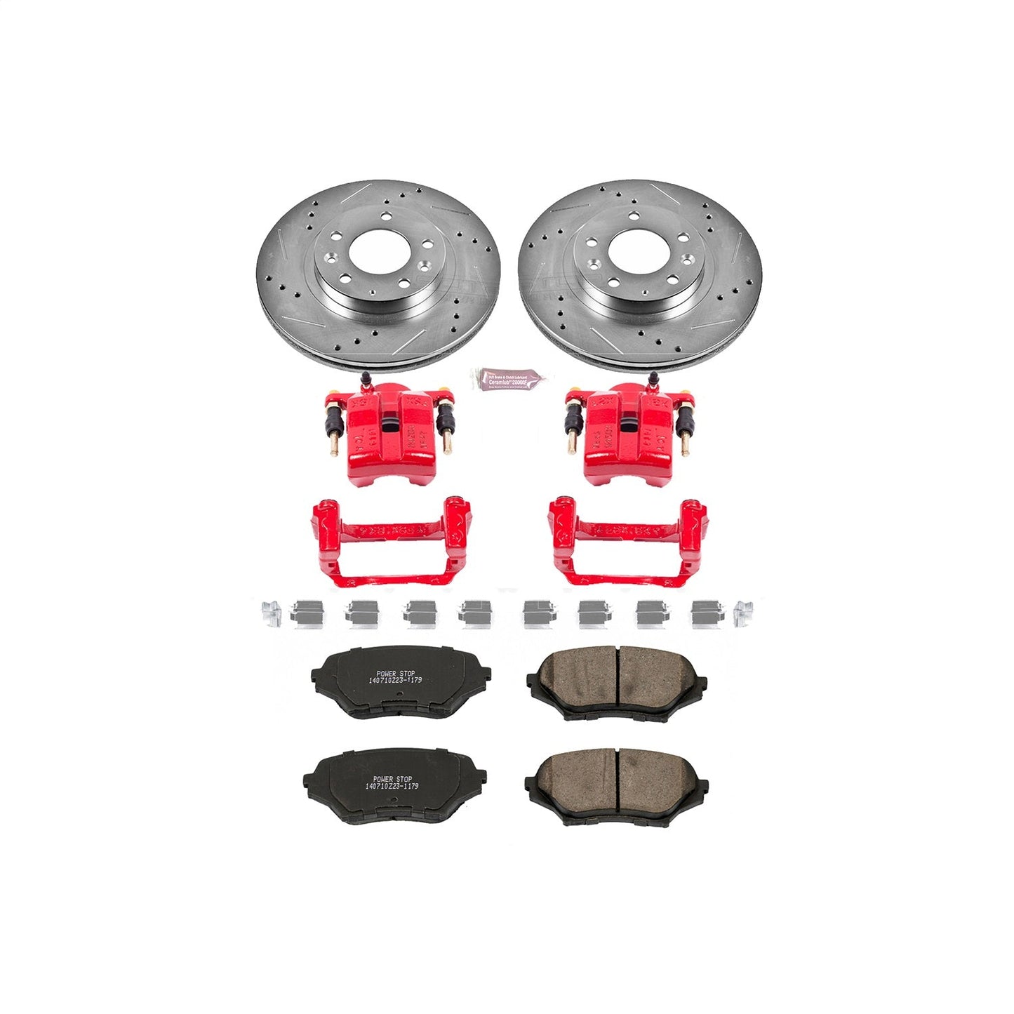 PowerStop Front Z23 Evolution Sport Brake Kit w/ Calipers | Mazda MX-5 Miata (2006–2015) (KC4659)