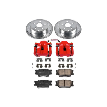 PowerStop Rear Z23 Evolution Sport Brake Kit w/ Calipers | Toyota RAV4 (2006–2012) (KC4671)