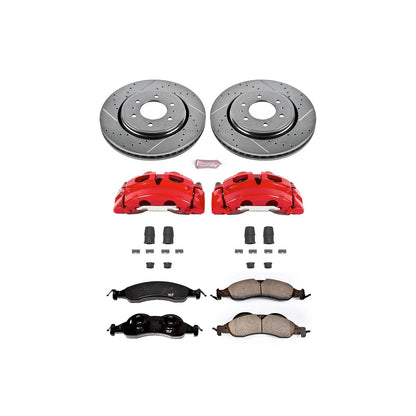 PowerStop Front Z23 Evolution Sport Brake Kit w/ Calipers | Ford Expedition (2007–2009) (KC4682)