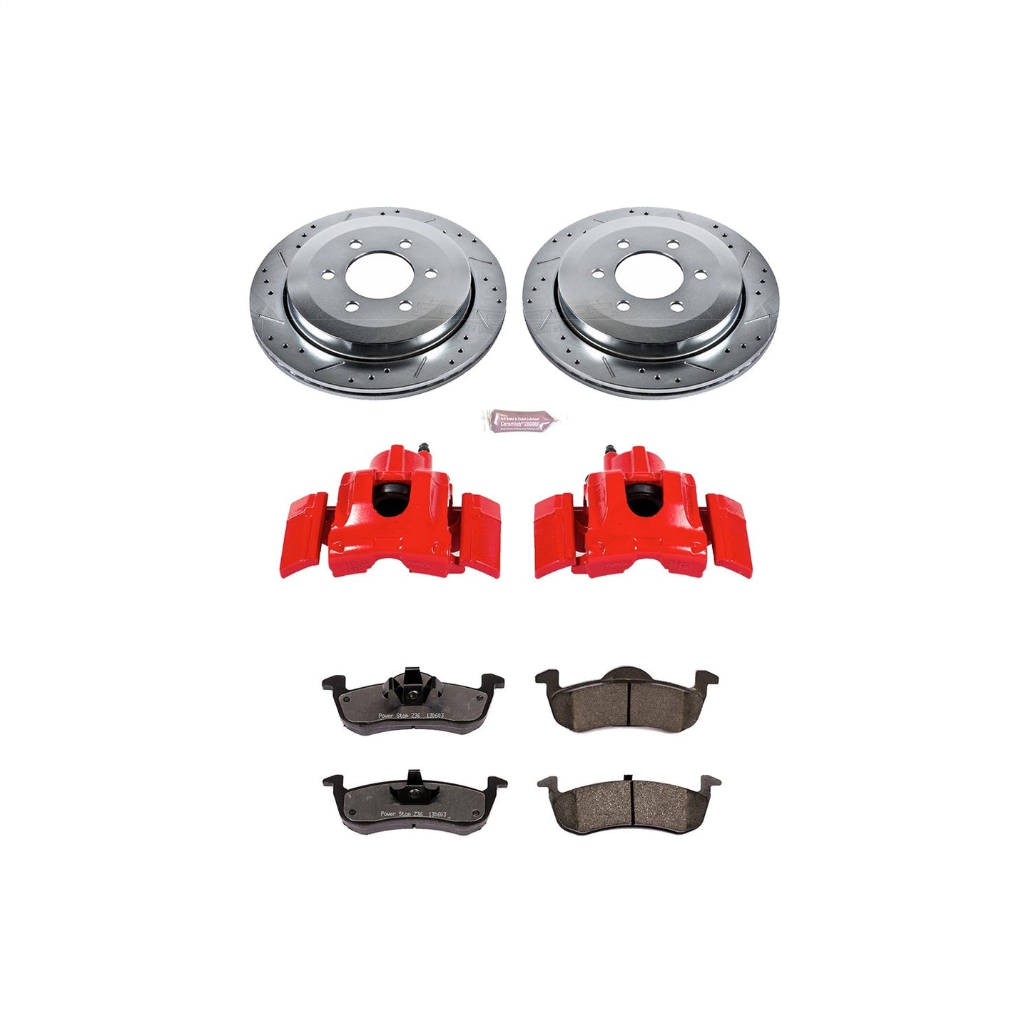 PowerStop Rear Z36 Truck & Tow Kit w/ Calipers | Lincoln Navigator 2007–2017 (KC4683-36)