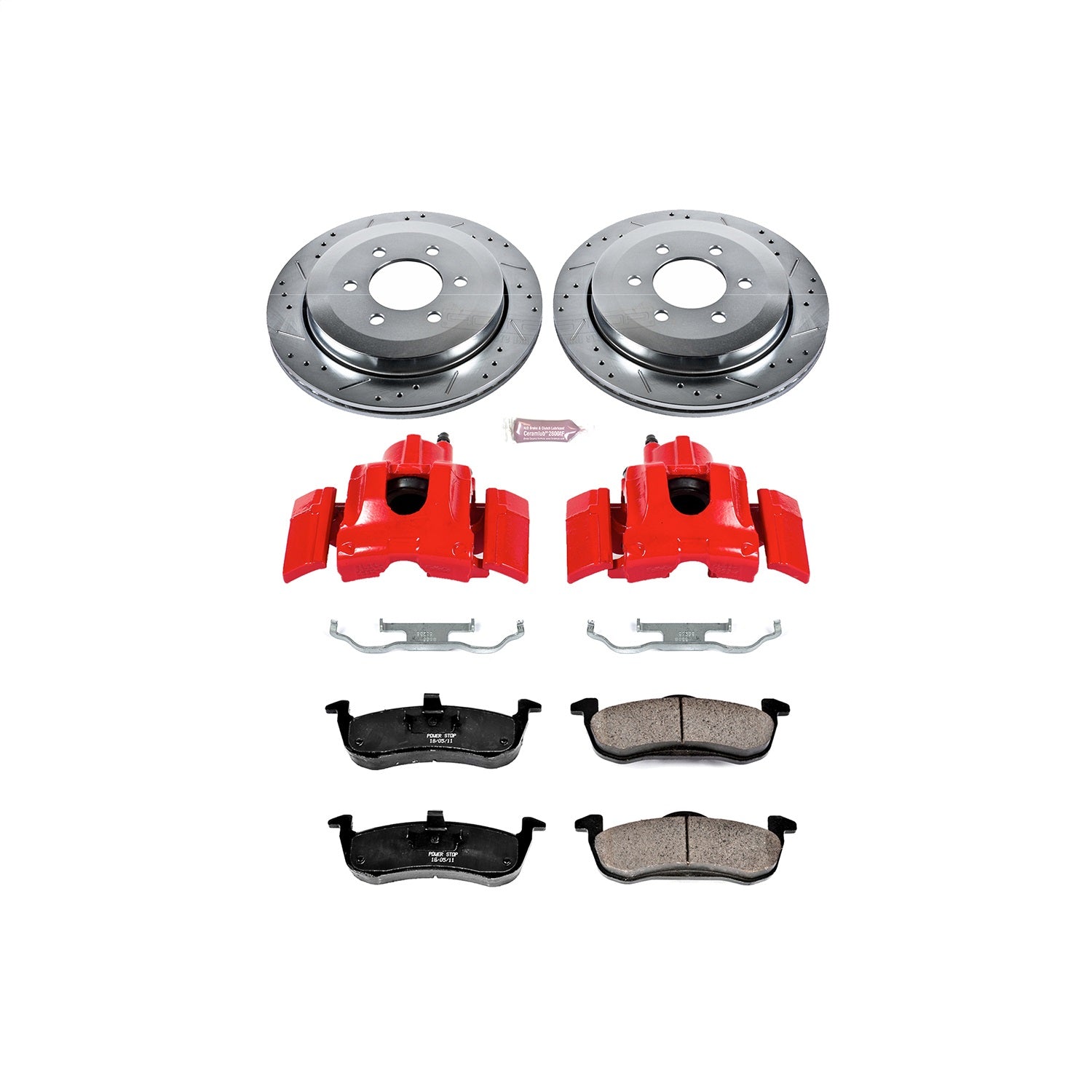 PowerStop Rear Z23 Evolution Sport Brake Kit w/ Calipers | Ford Expedition (2007–2017) (KC4683)