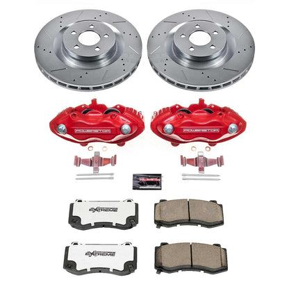 PowerStop Front Z26 Street Kit w/ Calipers | Dodge Magnum (2006–2008) (KC4695-26)