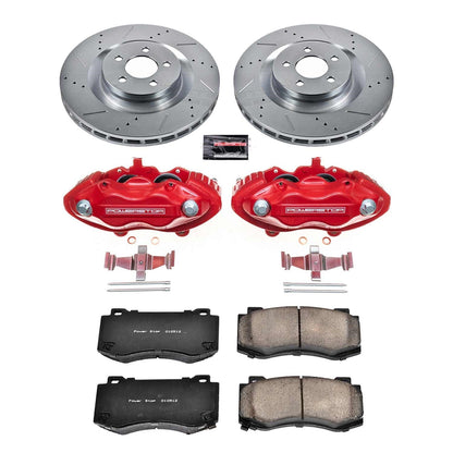 PowerStop Front Z23 Evolution Sport Brake Kit w/ Calipers | Chrysler 300 (2005–2010) (KC4695)