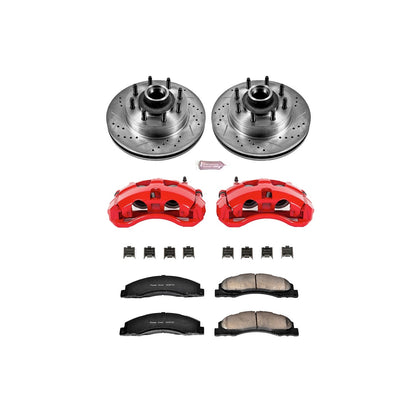 PowerStop Front Z23 Evolution Kit w/ Calipers | Ford E-150 (2008–2014) (KC4716)