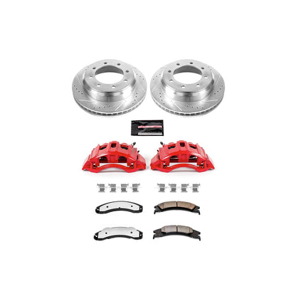 PowerStop Rear Z36 Truck & Tow Kit w/ Calipers | Ford E-450 Super Duty (2017–2018) (KC4718-36)