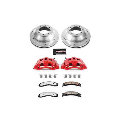 PowerStop Rear Z36 Truck & Tow Kit w/ Calipers | Ford E-350 Super Duty (2008–2019) (KC4719-36)