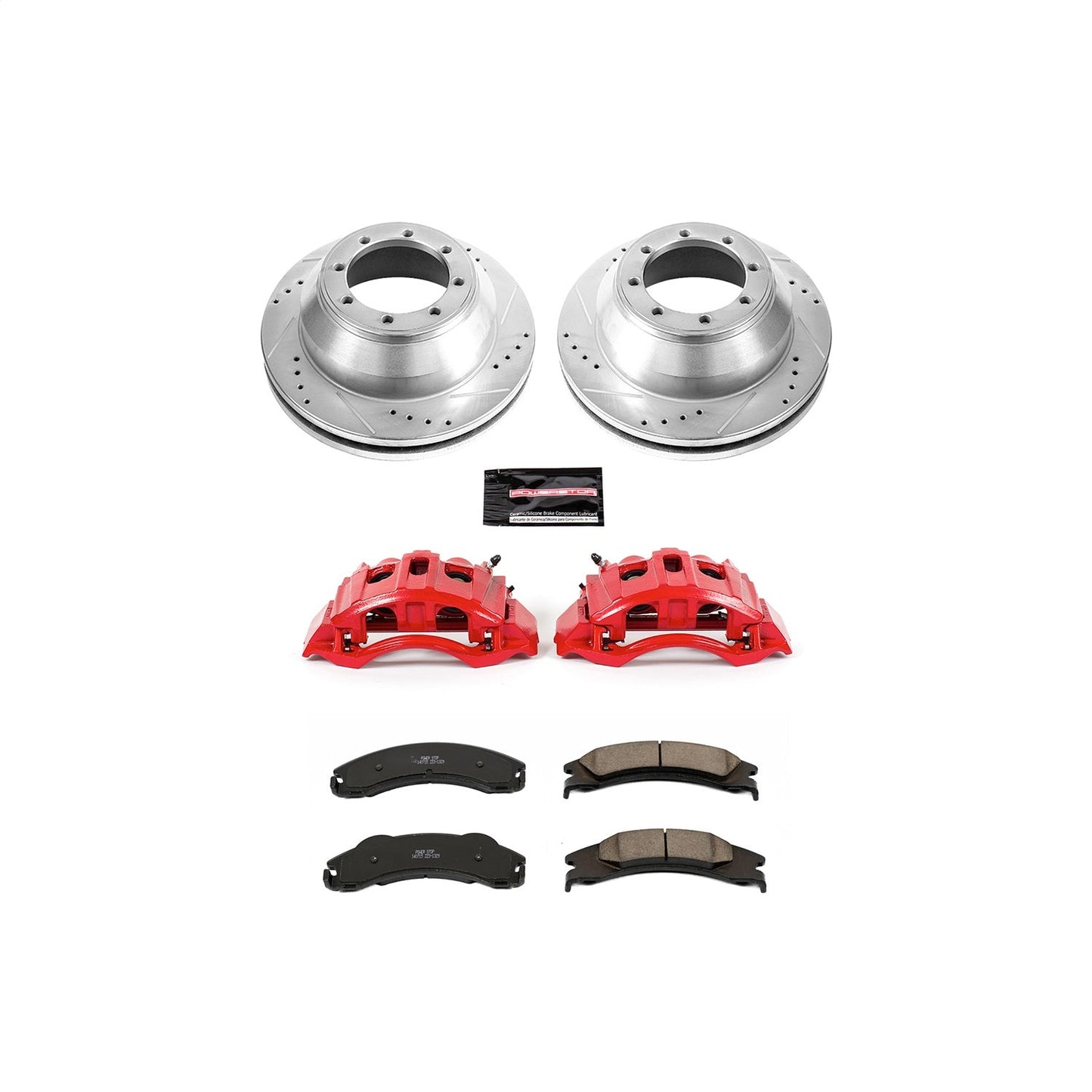 PowerStop Rear Z23 Evolution Kit w/ Calipers | Ford E-350 Super Duty (2008–2019) (KC4719)