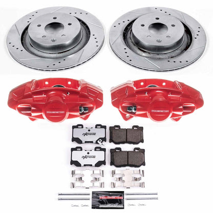 PowerStop Rear Z26 Street Warrior Brake Kit w/ Calipers | Infiniti G37 (2008–2013) (KC4732-26)