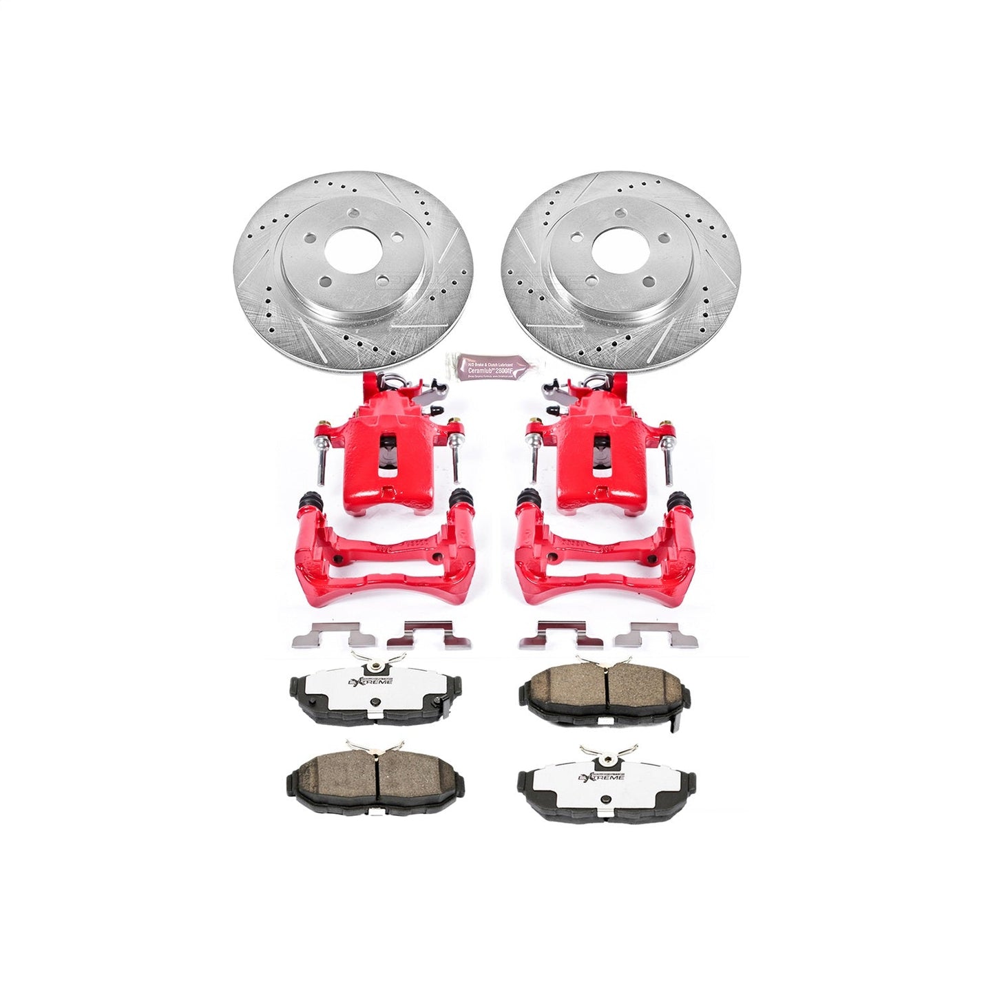 PowerStop Rear Z26 Street Warrior Brake Kit w/ Calipers | Ford Mustang (2011–2014) (KC4749-26)
