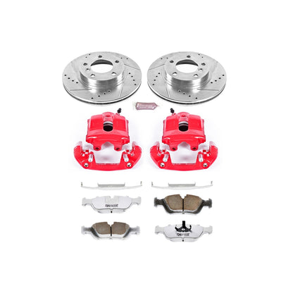 PowerStop Front Z26 Street Warrior Brake Kit w/ Calipers | BMW 323Ci (2000) (KC497-26)