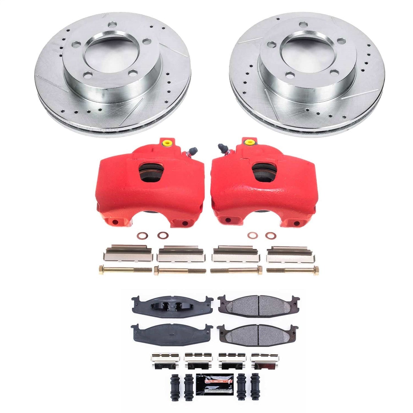 PowerStop Front Z23 Evolution Sport Brake Kit w/ Calipers | Ford Bronco (1994–1996) (KC5067)